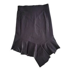 Rebel By Rebel Wilson Women's Black Color Skirt Size 1X Stretch Zipper‎ Business